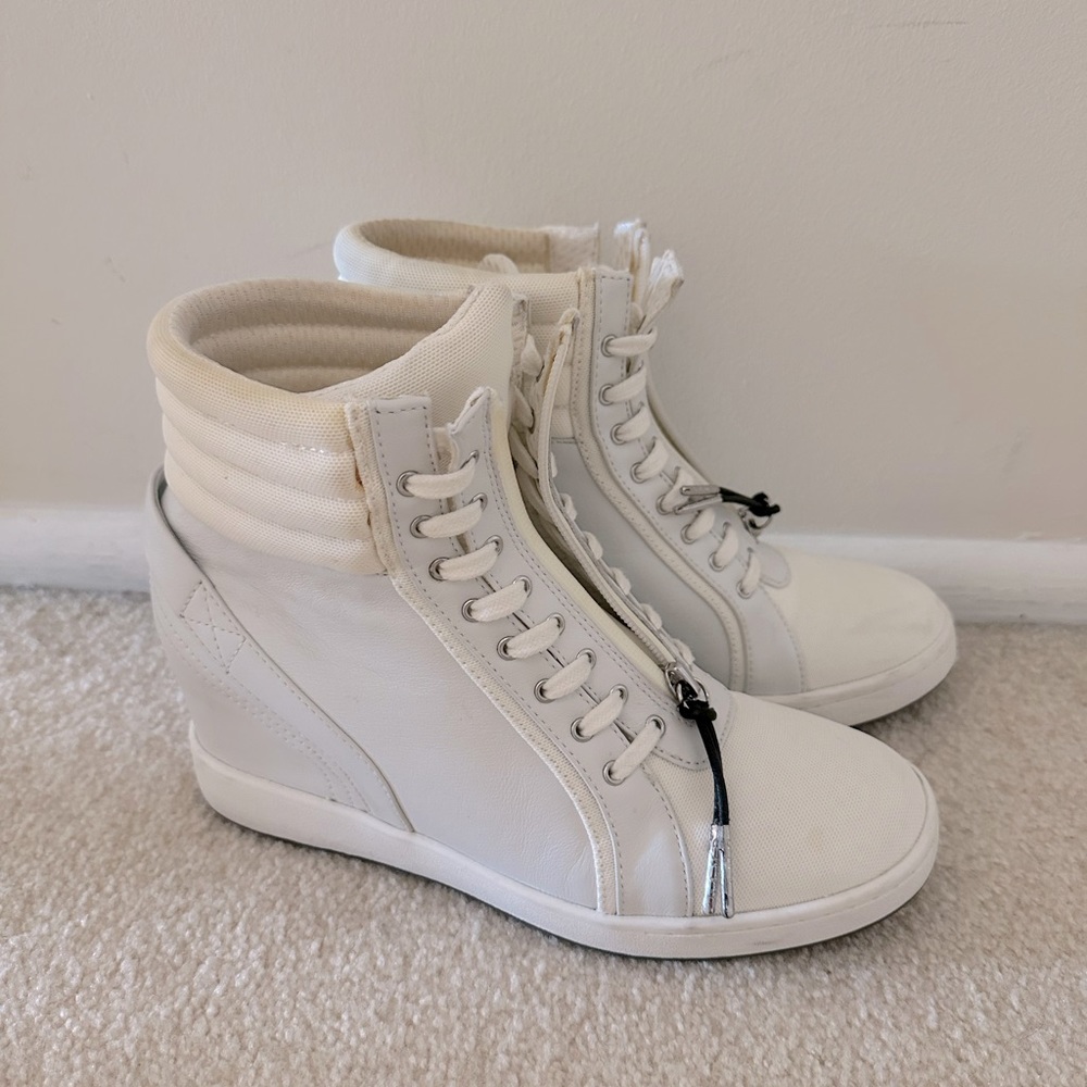 L.A.M.B wedge sneakers